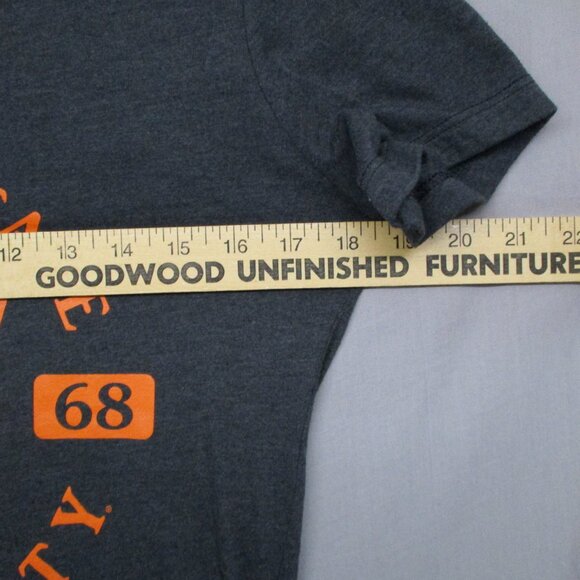 Oregon State University Brewers Graphic Print T-Shirt Gray Women Size | M - Picture 4 of 7